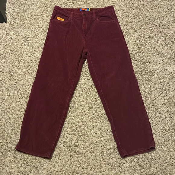 Empyre Red Corduroy Pants - Picture 1 of 3